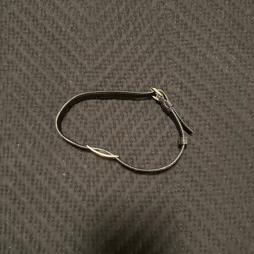 LV leather bracelet